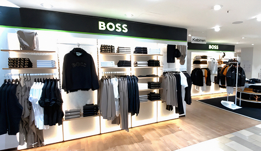 Ein shop-in-shop BOSS Geschäft (Foto)